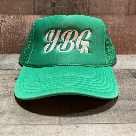 YBG Crown Trucker Hat (Kelly Green)