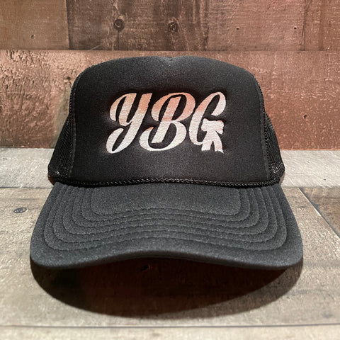 YBG Crown Trucker Hat (Black)